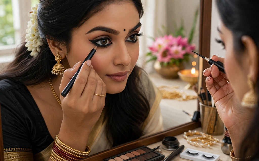 How to Apply Kajal and Eyeliner Perfectly